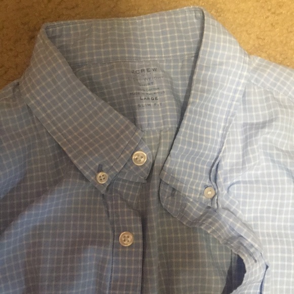 J. Crew Light Weight Long Sleeve Shirt Large - Picture 1 of 3